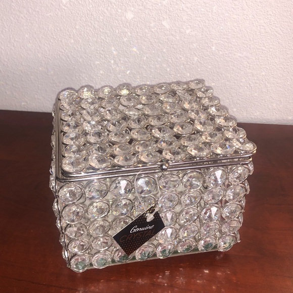 Other - Glam Crystal Stone Jewelry Box